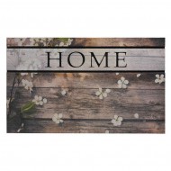 Venkovní čistící vstupní rohož FLOMA Residence Woodpanel Flowers - délka 45 cm, šířka 75 c - zvětšit obrázek