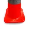 Oranžový plastový (PVC) dopravní reflexní kužel FL