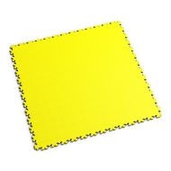 Žlutá PVC vinylová zátěžová dlažba XL 2230, Fortelock - 65,3 x 65,3 x 0,4 cm