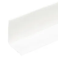 Bílá plastová PVC soklová lišta F112 - 40 m x 3 cm x 3 cm