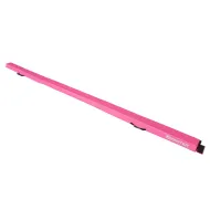 Růžová EVA skládací gymnastická kladina MASTER - nosnost 100 kg x 360 x 10 x 6 cm