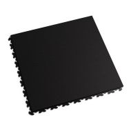 Černá PVC vinylová zátěžová dlažba Fortelock Invisible Eco - 45,3 x 45,3 x 0,67 cm