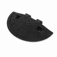 Černý plastový koncový zpomalovací práh SB-08 - 36 x 20 x 4 cm