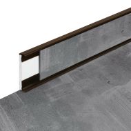 PVC vinylová soklová podlahová lišta Fortelock Business Viken ghost buster C004 brown - 20