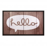 Vnitřní čistící vstupní rohož FLOMA Image Hello - délka 45 cm a šířka 75 cm - zvětšit obrázek