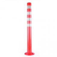 Oranžový reflexní samonarovnávací sloupek - 8 x 75 cm