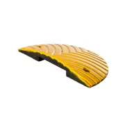 Žlutý plastový koncový zpomalovací práh SB-05 - 38 x 20 x 5 cm