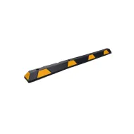 Černo-žlutý gumový parkovací doraz - 90 x 15 x 10 cm