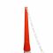 Oranžový plastový dopravní kužel s reflexním pruhe