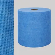 Modrá textilní rychlosavá průmyslová čisticí utěrka FLOMA WPDN65 - 38 x 30 cm - 292 útržků