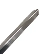 Stříbrná hliníková ochrana rohů zdí, stěn bez otvorů pro šrouby, k nalepení CP10 - 150 cm 