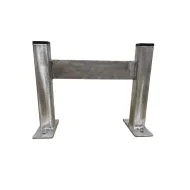 Kovová pozinkovaná škrabka na boty FLOMA SS20 - 25 x 19 cm