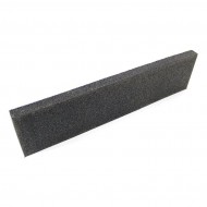 Černý gumový dopadový obrubník OB2 FLOMA - 100 x 5 x 25 cm - zvětšit obrázek