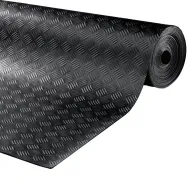 Gumová průmyslová rohož FLOMA RR40 (checker) - 10 m x 100 cm x 0,3 cm