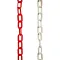 Bílo-červený plastový vymezovací řetěz FLOMA TC20 