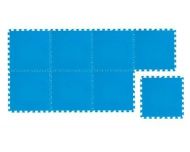 Modrá pěnová ochranná podložka (8 ks) pod bazén, vířivku - délka 200 m, šířka 100 cm, výšk