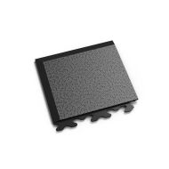 Černý PVC vinylový rohový nájezd typ A Fortelock Invisible 2036 (hadí kůže) - 14,5 x 14,5 