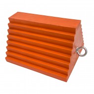 Oranžový plastový zakládací klín UCTS003 - 25 x 20 x 15 cm