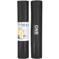 Černá pěnová podložka na jógu ONE FITNESS - 173 x 61 x 0,6 cm