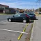 Žlutý plastový parkovací doraz Carstop - 78 x 10 x