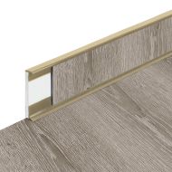 PVC vinylová soklová podlahová lišta Fortelock Business Scandinavian oak W002 beige - 200 