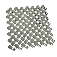 Šedá bazénová rohož FLOMA SP20 - 21,7 x 21,7 x 0,8 cm