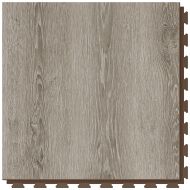 Šedá PVC vinylová dlažba Fortelock Business Scandinavian oak W002 brown - 66,8 x 66,8 x 0,
