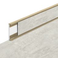 PVC vinylová soklová podlahová lišta Fortelock Business Forsen spring fog C015 beige - 200