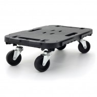 Černá plastová transportní stěhovací plošina Linea Dolly - nosnost 300 kg, 48 x 29 x 12,5  - zvětšit obrázek