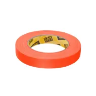 Oranžová výstražná samolepicí páska - 25 m x 1,9 cm