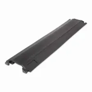 Černý gumový kabelový most - 100 x 22 x 3,5 cm