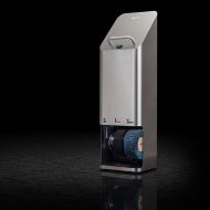 Stříbrný nerezový čistič bot Heute Quadro plus