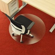 Průhledná ochranná podložka pod židli na koberec FLOMA OCMat Profi - 90 x 90 x 0,2 cm