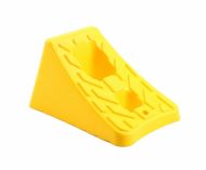 Žlutý plastový protiskluzový zakládací klín - 21 x 15 x 11,5 cm