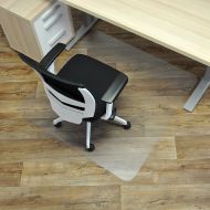 Průhledná ochranná podložka pod židli na hladké povrchy FLOMA OCMat Profi - 120 x 120 x 0,
