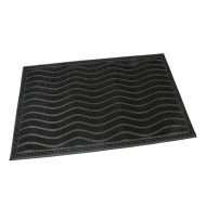 Gumová vstupní kartáčová rohož Waves - 60 x 40 x 0,9 cm - zvětšit obrázek
