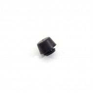 Černý gumový doraz nástrčný do díry FLOMA - průměr 1,9 cm x 1,1 cm a výška krku 0,3 cm - zvětšit obrázek