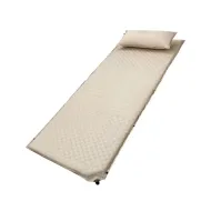 Béžová samonafukovací karimatka KING CAMP Comfort Single - 198 x 63 x 4 cm