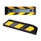 Černo-žlutý gumový parkovací doraz FLOMA WS31 - 56