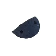 Černý plastový koncový zpomalovací práh SB-05 - 38 x 20 x 5 cm