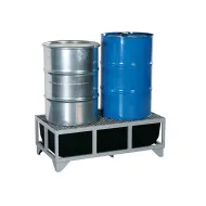 Kovová kombinovaná záchytná jímka s roštem - 128 x 68 x 45 cm