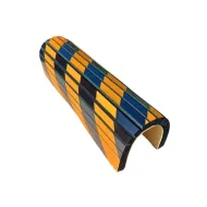 Černo-žlutá pěnová ochrana sloupů - 44 x 25 x 2 cm