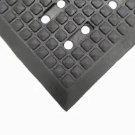 Gumová (75% NBR) protiúnavová protiskluzová olejivzdorná rohož FLOMA AFM10 - 90 x 150 x 1,