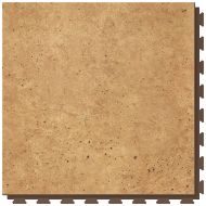 Hnědá PVC vinylová dlažba Fortelock Business Tornes mars C006 brown - 66,8 x 66,8 x 0,7 cm
