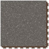 Šedá PVC vinylová dlažba Fortelock Business Sauda cold lava G003 brown - 66,8 x 66,8 x 0,7