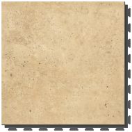 Hnědá PVC vinylová dlažba Fortelock Business Tornes saturn C011 graphite - 66,8 x 66,8 x 0