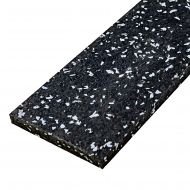 Černo-šedá gumová soklová podlahová lišta FLOMA FitFlo IceFlo - 200 x 7 x 0,8 cm - zvětšit obrázek