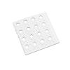 Bílý plastový roh AT-HRD, AvaTile - 13,7 x 13,7 x 1,6 cm