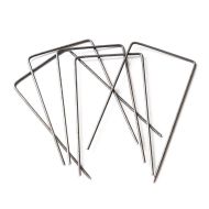 Kovový kotvicí hřeb (tvar U) pro zatravňovací rohože TENAX - 15 cm