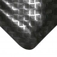 Černá gumová protiúnavová protiskluzová antistatická rohož - 10 m x 100 cm x 0,3 cm